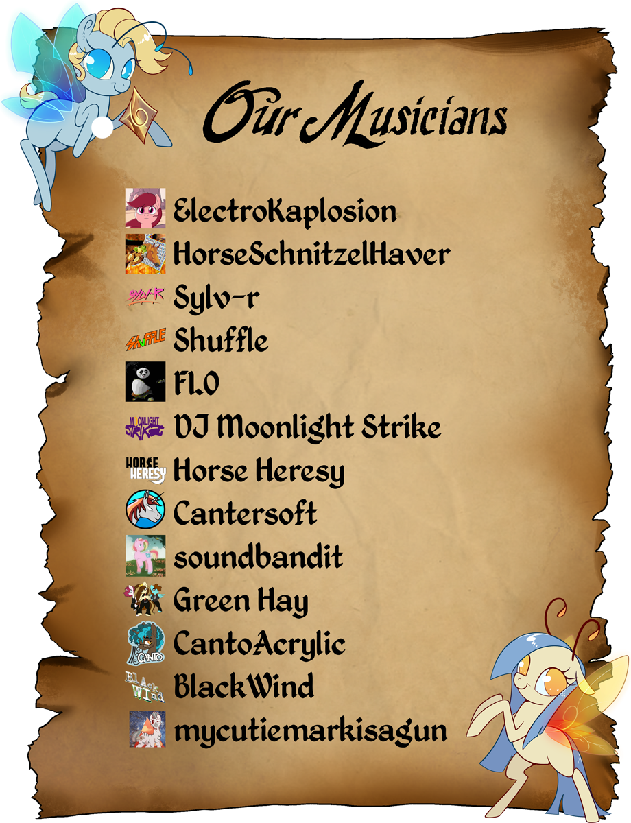 Musicians Lineup!